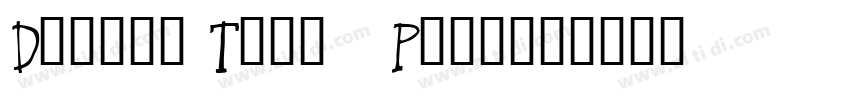 Donkey Talk   Person字体转换